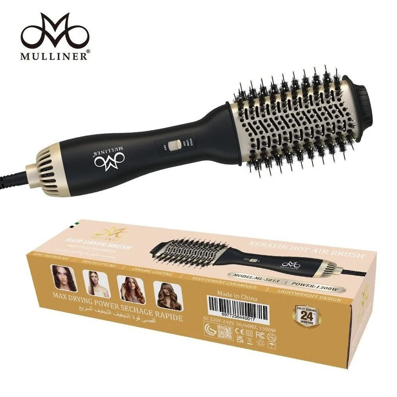 MULLINER - Keratin Hot Air Brush Ⓢ